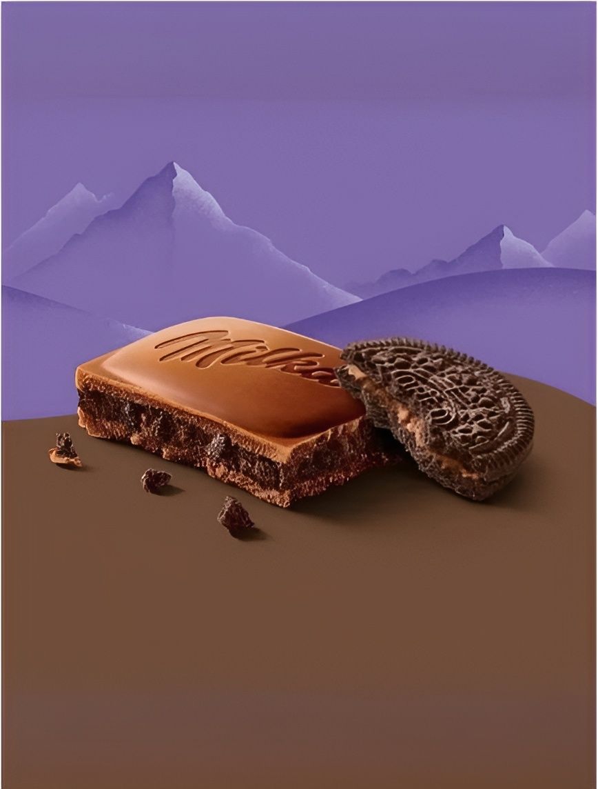 Молочный шоколад Milka Oreo Brownie, Набор 22 шт по 100г