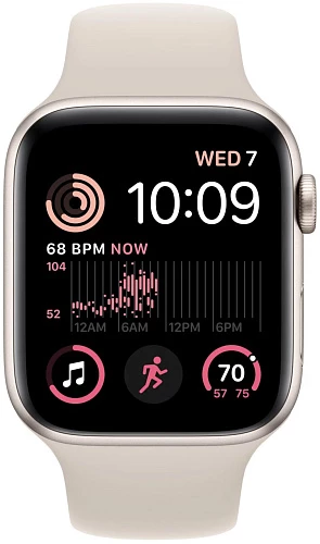 Умные часы Apple Watch SE Gen 2 40мм (2022) (40mm, Сияющая звезда, One size)