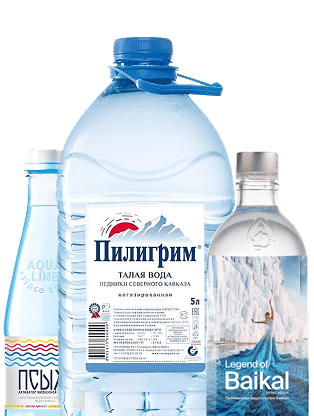 Вода 0.25 - 5 литров