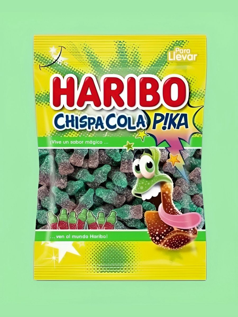 Жевательный мармелад HARIBO Chispa Cola (кислая кола) 100г. 18 шт.