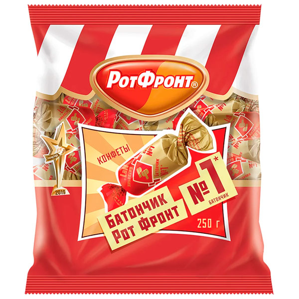 Конфеты Рот Фронт Батончики 250 гр