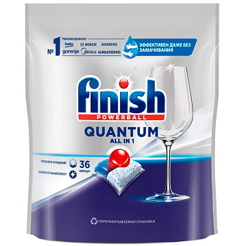 Средство для посудомоечных машин Finish Quantum Рowerball 36 таб