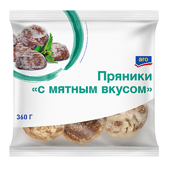 Пряники ARO с мятным вкусом 360 гр