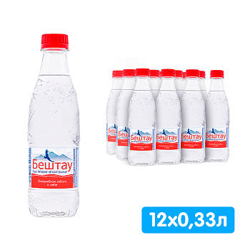 Вода Бештау Аква-Вайт 0.33 литра, без газа, пэт, 12 шт. в уп.
