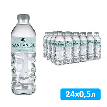 Вода Sant Aniol 0.5 литра, без газа, пэт, 24 шт. в уп.