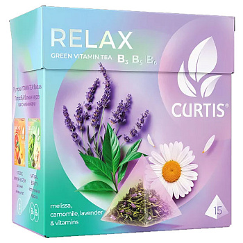 Чай зеленый Curtis Relax 15 пир