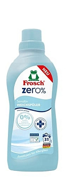 Концентр. ополаскиватель для белья Frosch ZERO 0% 0.75л