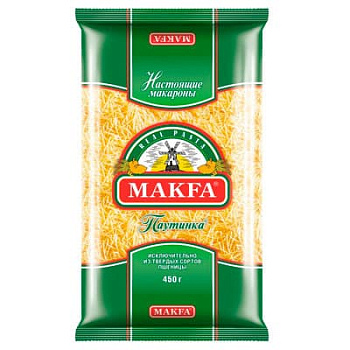 Вермишель Makfa паутинка 450 гр