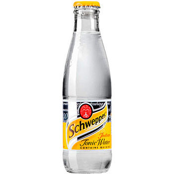 Schweppes Indian Tonic / Швепс Индиан Тоник импорт 0,2 литра, газ, стекло, 24 шт. в уп.