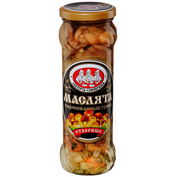 Маслята маринованные Скатерть Самобранка 370 гр