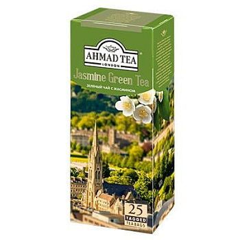 Чай Ahmad / Ахмад зеленый с жасмином (25пак)