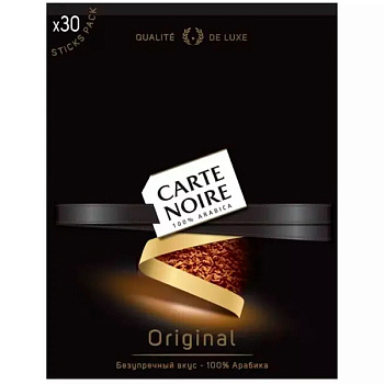 Кофе Carte Noire / Карт Нуар растворимый м/у, 30 пак x 1,8 гр