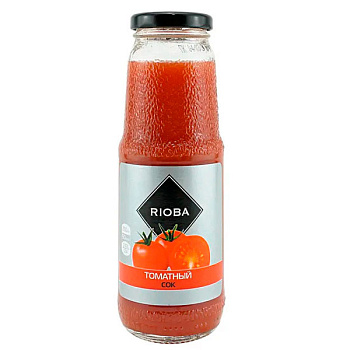 Томатный сок Rioba с солью 0.25 литра, 8 шт. в уп.