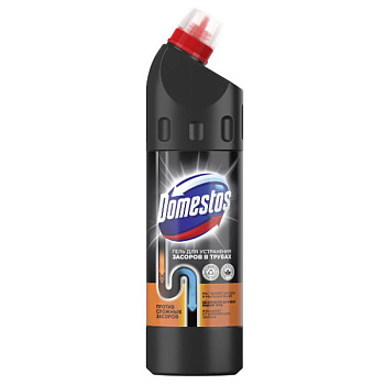 Средство Domestos для устранения засоров в трубах 750 мл