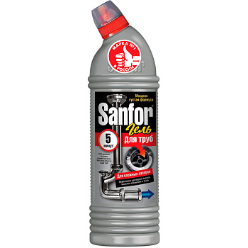 Гель для удаления засоров Sanfor 750мл