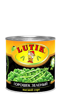 Горошек зеленый "Lutik" 425 мл ж/б