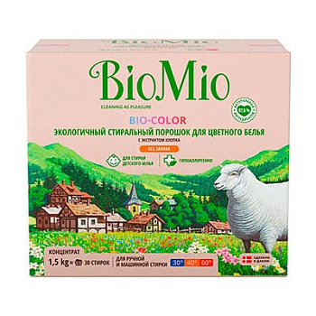 Стиральный порошок BioMio для цветного белья 1,5 кг