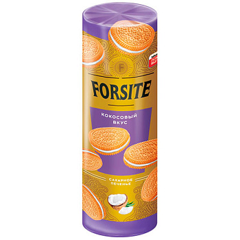 Печенье Forsite кокосовый вкус 220 гр