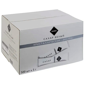 Сахар порционный в стиках Rioba 2,5кг (500шт.)