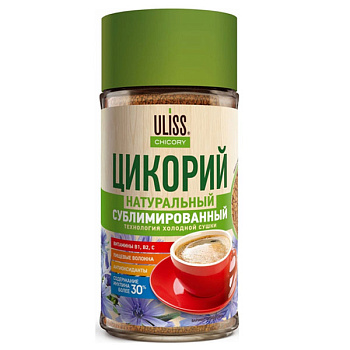Цикорий Uliss натуральный растворимый сублимированный 85г
