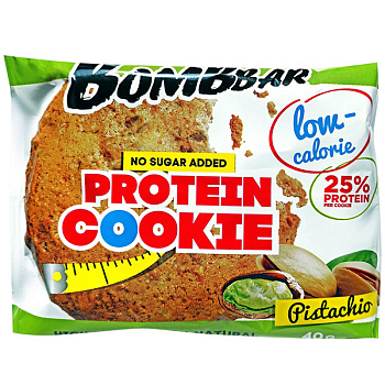 Печенье Bombbar Фисташка неглазированное 40 гр