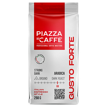 Кофе Piazza del Caffe Gusto Forte молотый 250 гр