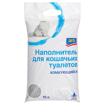 Наполнитель для кошачьих туалетов Aro комкующийся 10л