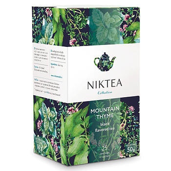 Чай Niktea Mountain Thyme Горный Чабрец 25 пак