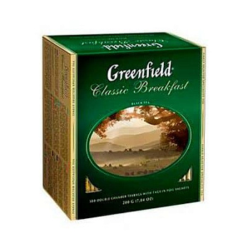 Чай Greenfield / Гринфилд Classic Breakfast (100пак)