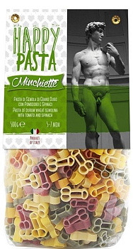Макаронные изделия "Minchiette" со шпинатом и томатами 500г