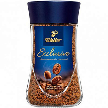 Кофе Tchibo / Чибо Exclusive растворимый ст. (190гр)
