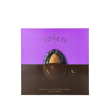 Конфеты Joyco чернослив в шоколаде с миндалем 155г