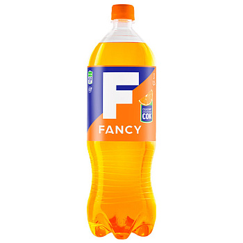 Напиток Фэнси / Fancy 1,5 литра, газ, пэт, 6 шт.в уп.