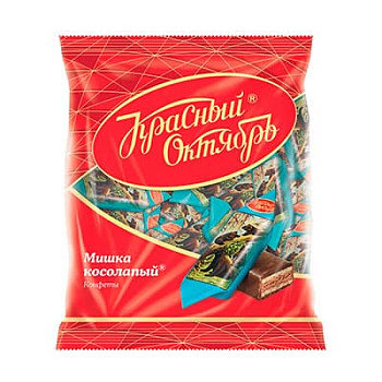 Конфеты Мишка косолапый Красный октябрь 200 гр