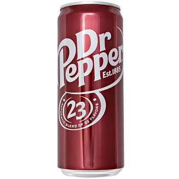 Dr.Pepper / Доктор Пеппер Original 0.33 литра, ж/б, 24 шт. в уп.