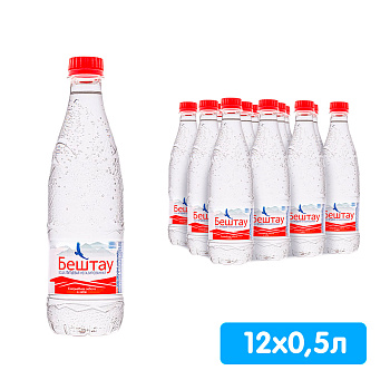 Вода Бештау Аква-Вайт 0.5 литра, без газа, пэт, 12 шт. в уп.
