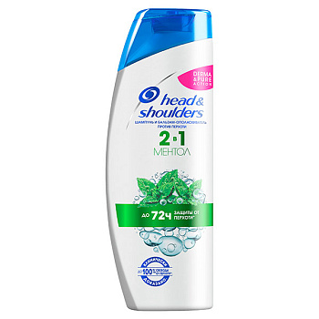 Шампунь Head&Shoulders 2в1 Ментол 400 мл