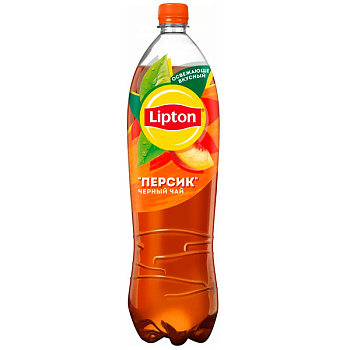 Холодный Чай Lipton / Липтон Персик 1,5 литра, пэт, 6 шт. в уп.