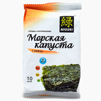 Морская капуста Midori с кимчи 5 гр