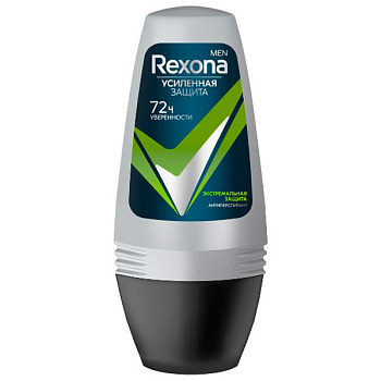 Дезодорант шариковый Rexona Men усиленная защита мужской 50 мл