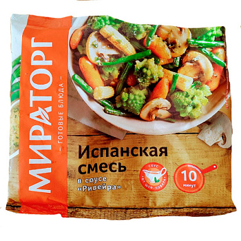 Смесь овощная Мираторг Испанская в соусе Ривейра 400 гр