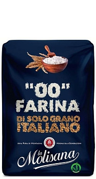 Мука из мягких сортов пшеницы La Molisana "Wheat Flour" тип "00" 1кг