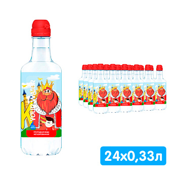 Вода Darida Your Water 0.33 литра, спорт, без газа, пэт, 24 шт. в уп.