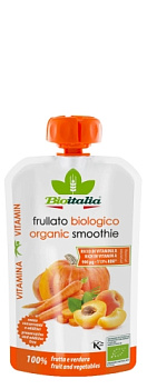 Пюре Bioitalia (Биоиталия) - "Морковь-Абрикос-Тыква" 120г