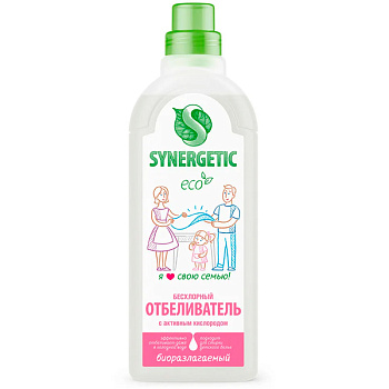 Отбеливатель Synergetic биоразлагаемый безхлорный 1 литр