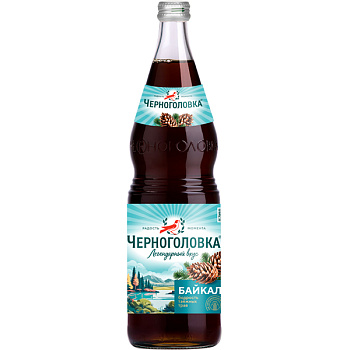 Черноголовка Байкал 1 литр, стекло, 6 шт. в уп.