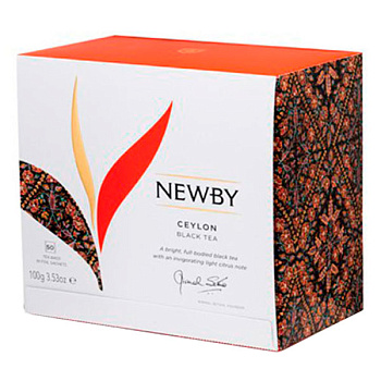 Чай Newby Ceylon чёрный 50 пак