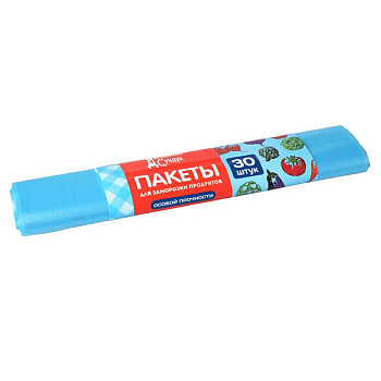 Пакеты для заморозки в ролике Домашний сундук 25x32 см, 30 шт