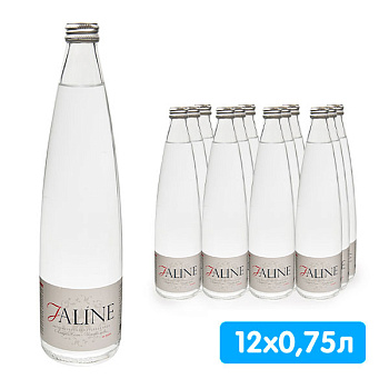 Вода Jaline 0.75 литра, без газа, стекло, 12 шт. в уп.