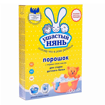 Стиральный порошок Ушастый нянь детский, автомат 400 гр